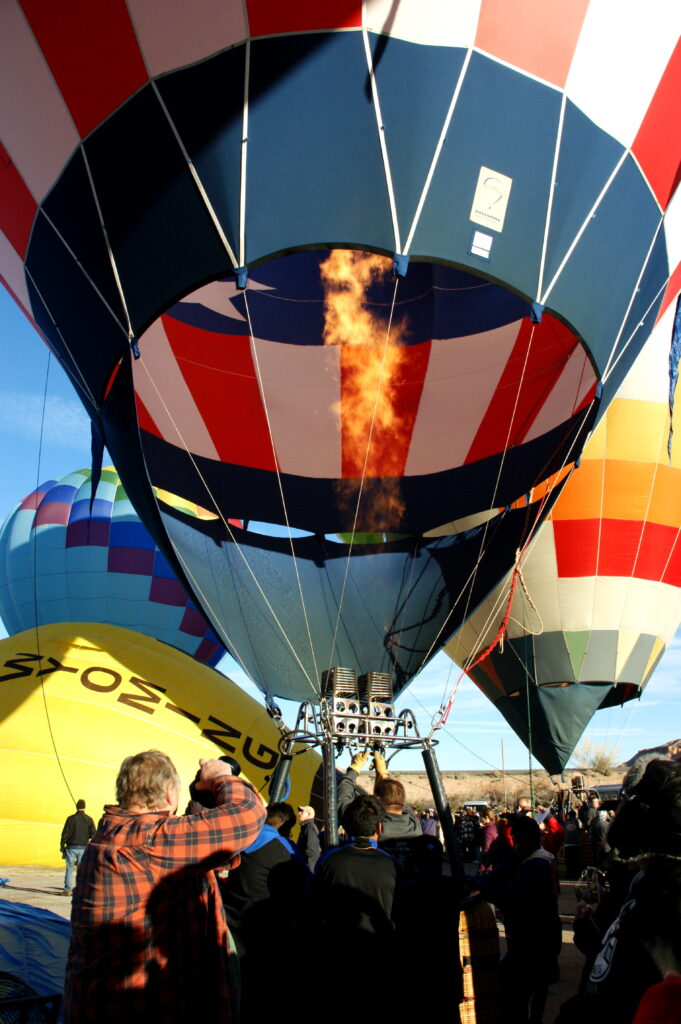Photo gallery Colorful hot air balloons fill Mesquite skyline during