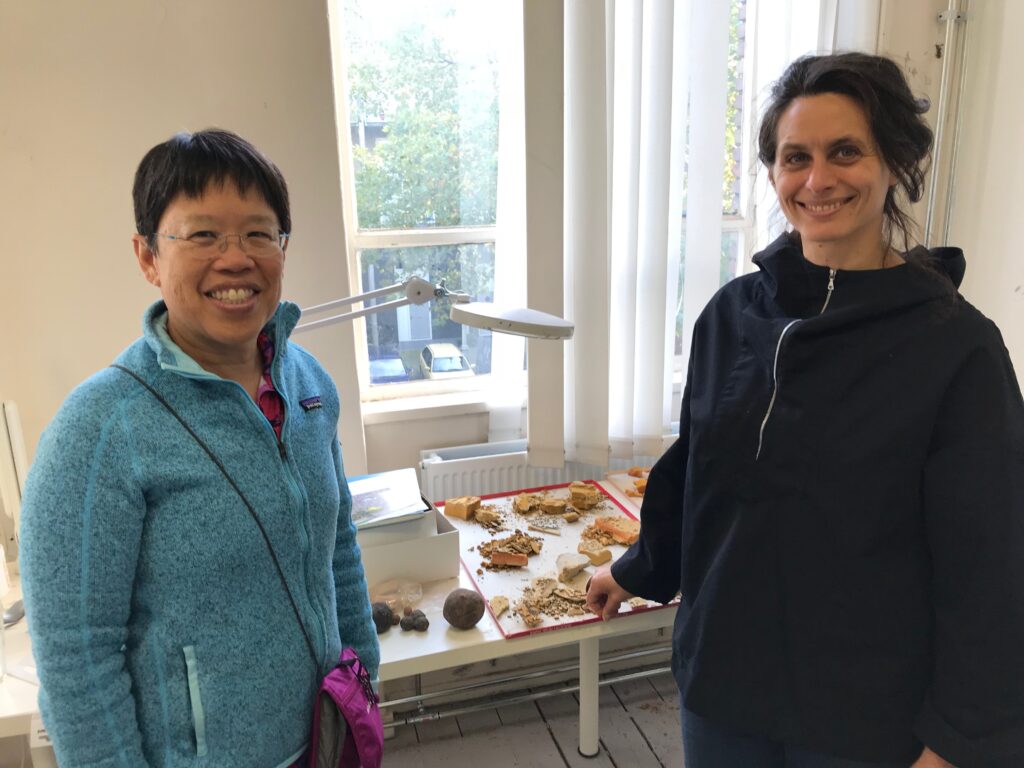University of Utah professor Marjorie Chan visits Irene Kopelman at her studio, Amsterdam, Netherlands, 2018 | Photo courtesy of Marjorie Chan, St. George News