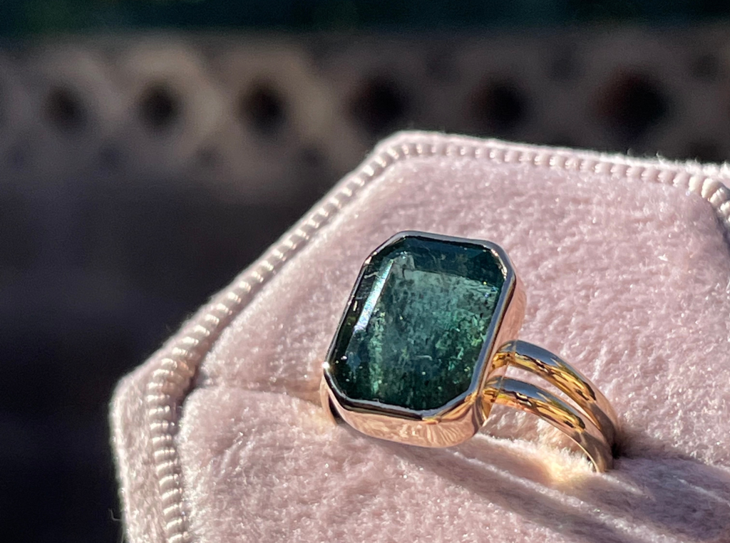 A custom ring by Dazed and Topazed is shown, location and date unspecified | Photo courtesy of Lindsay Mack, St. George News
